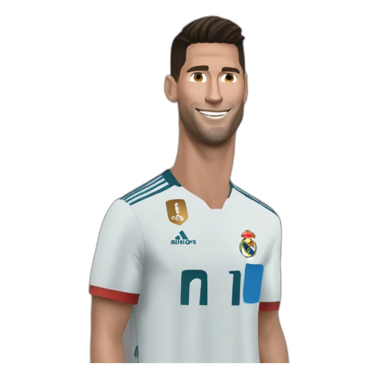 CR7 salue messi sticker