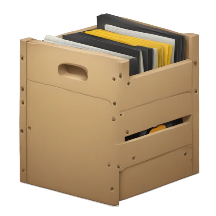 Vinyl-record-storage sticker