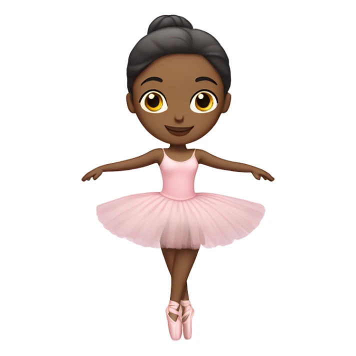 ballerina soft pink sticker