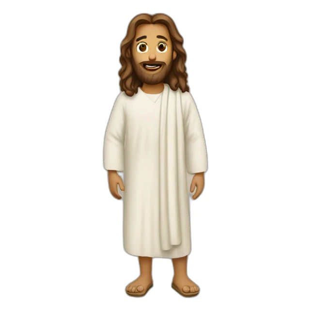 Jesus wearing crocs sticker