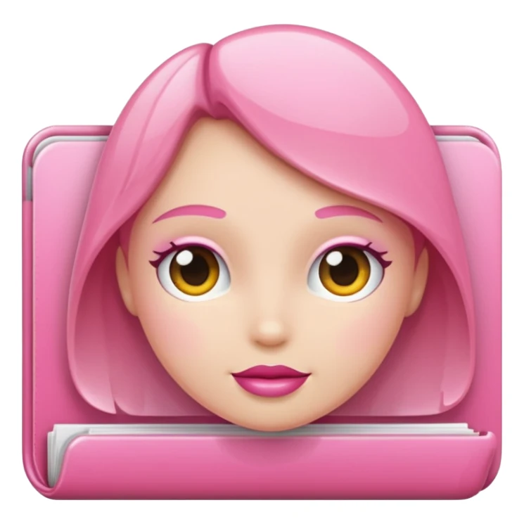 make an archive file with girly pink tones. sticker