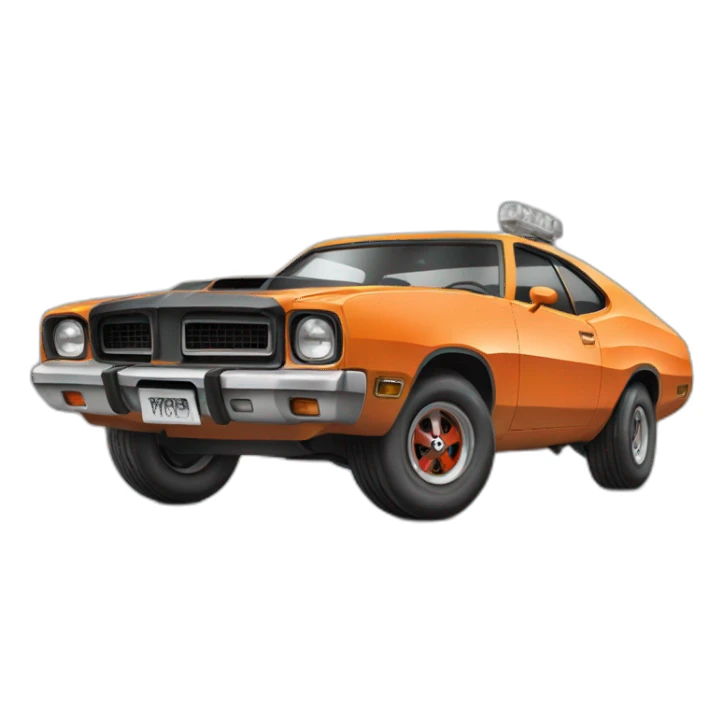Dukes of hazard sticker