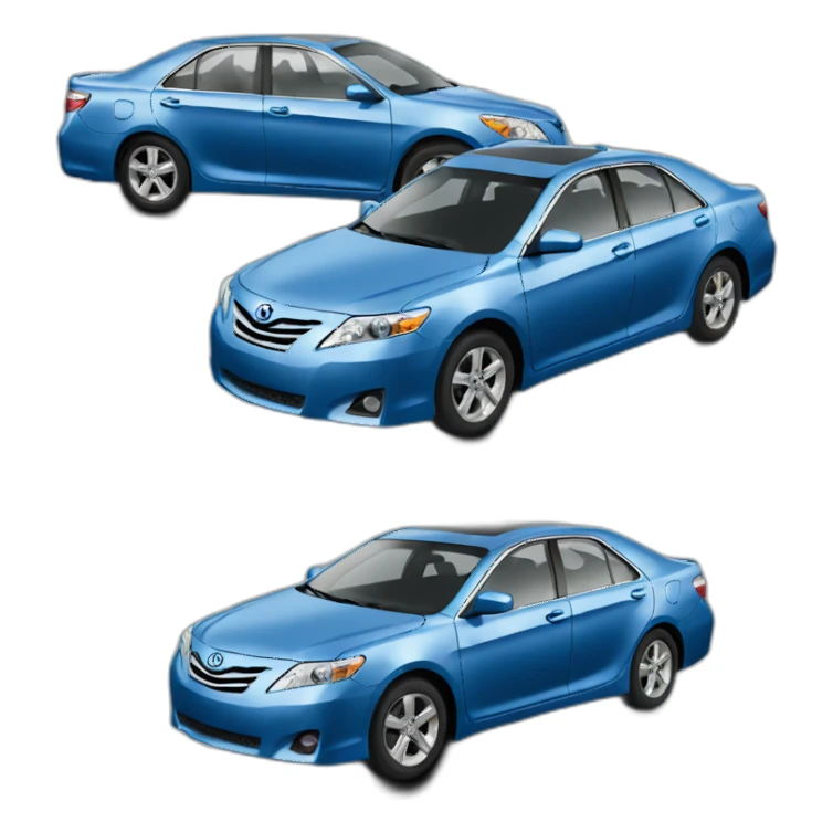 Off Blue Camry 2008 sticker