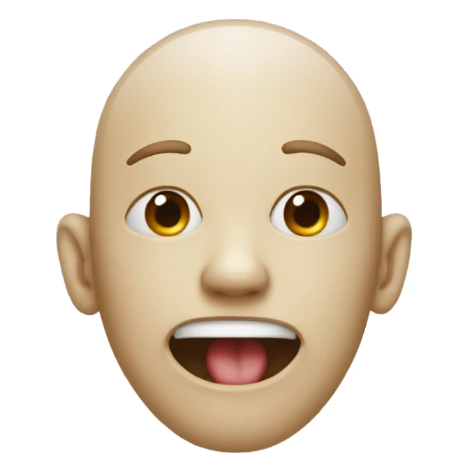 mewing emoji sticker