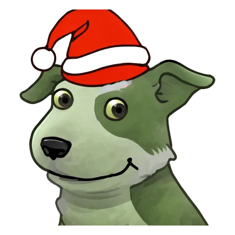 Scruffy dog, forth of July  sticker