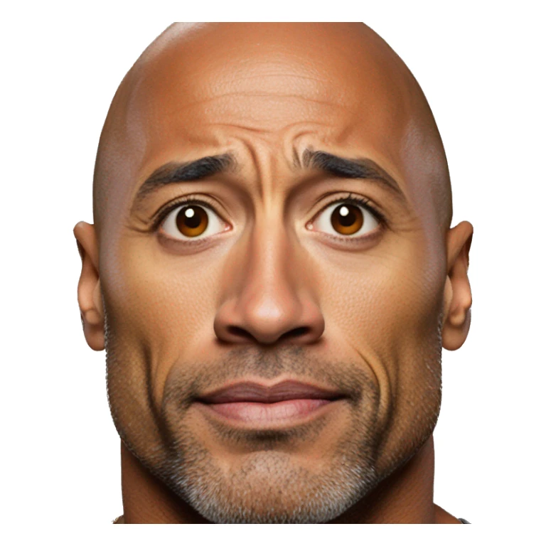 Dwayne Johnson eyebrow meme sticker
