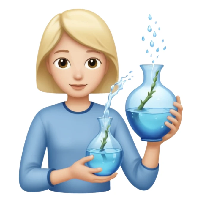 The Water Bearer (♒︎) sticker