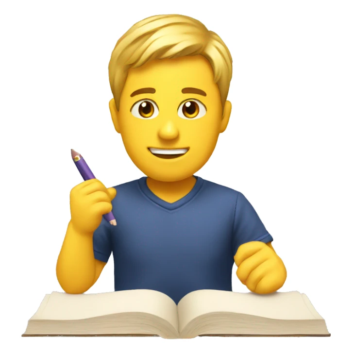 studying logo sticker