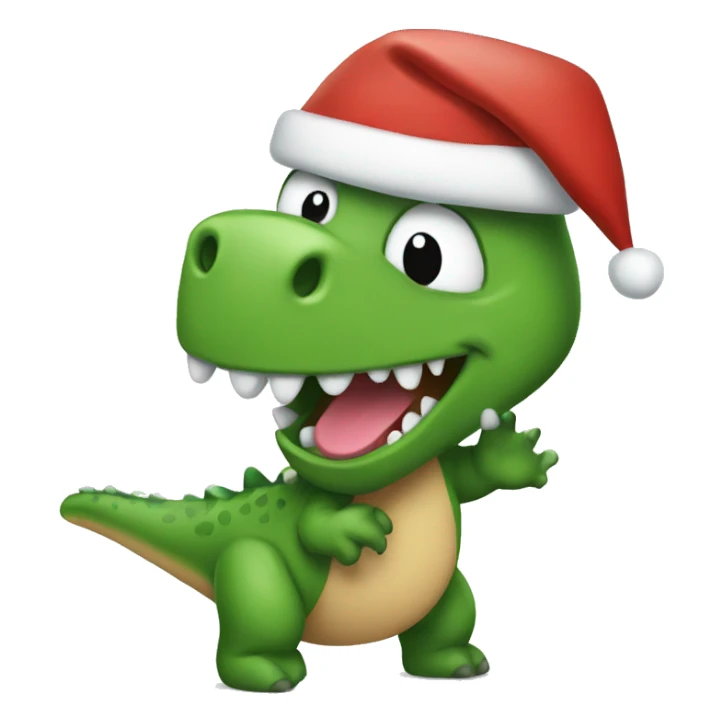 Christmas Dino sticker