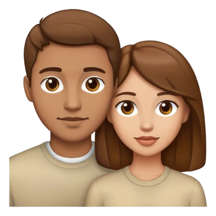 Love couple bro hairs  sticker
