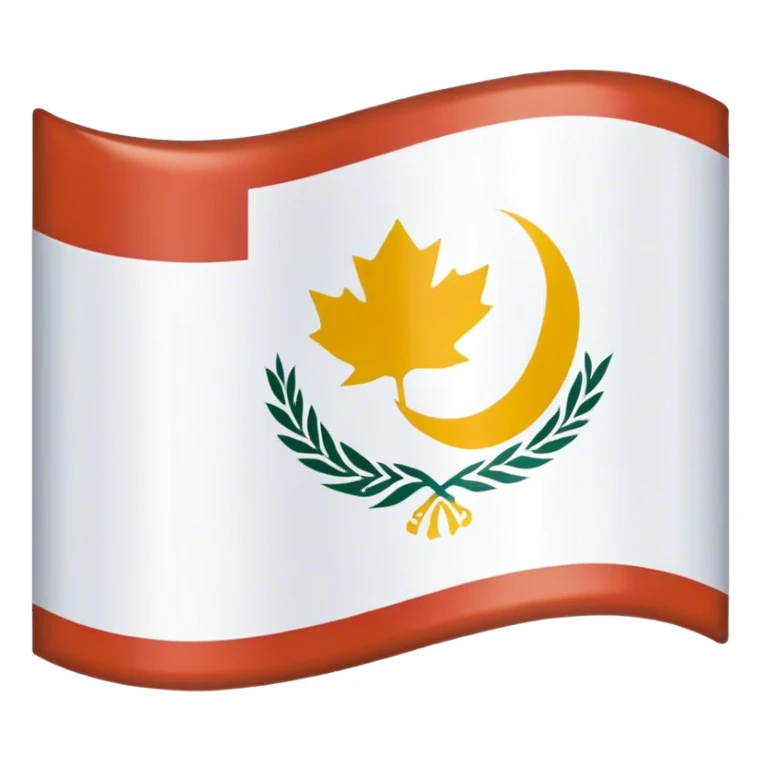 Turkish Republic of Cyprus flag sticker
