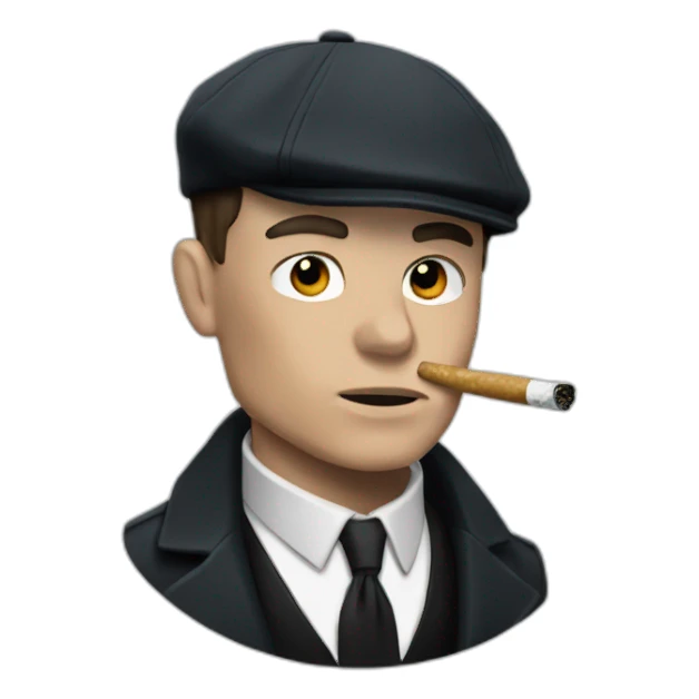 Tommy Shelby who smoke sticker