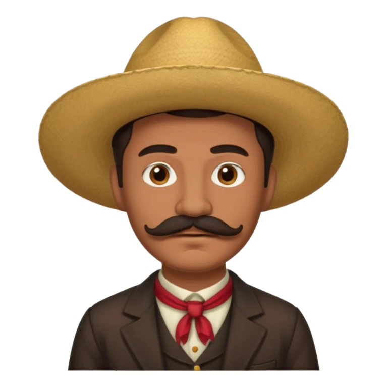 1900's mexican male sticker