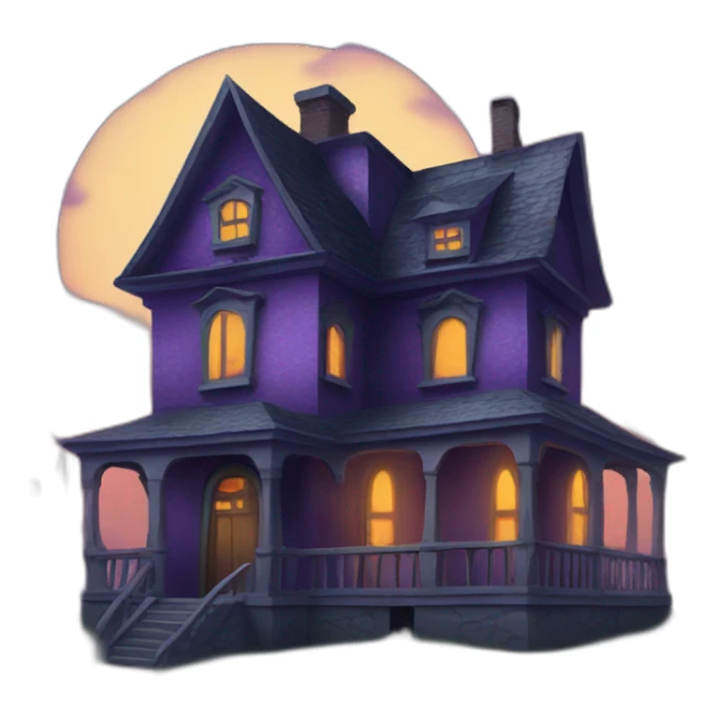 Haunted House sticker