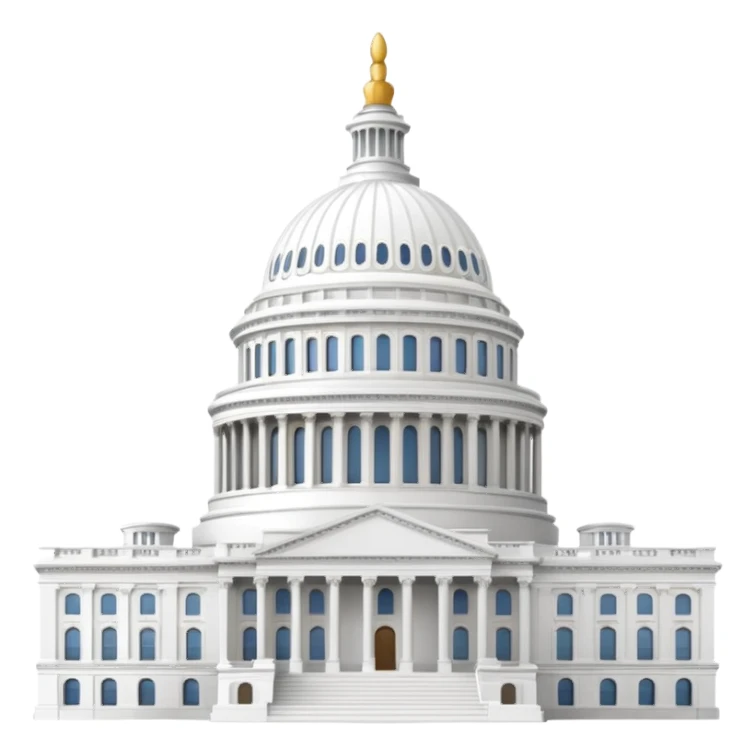 US capital dome sticker