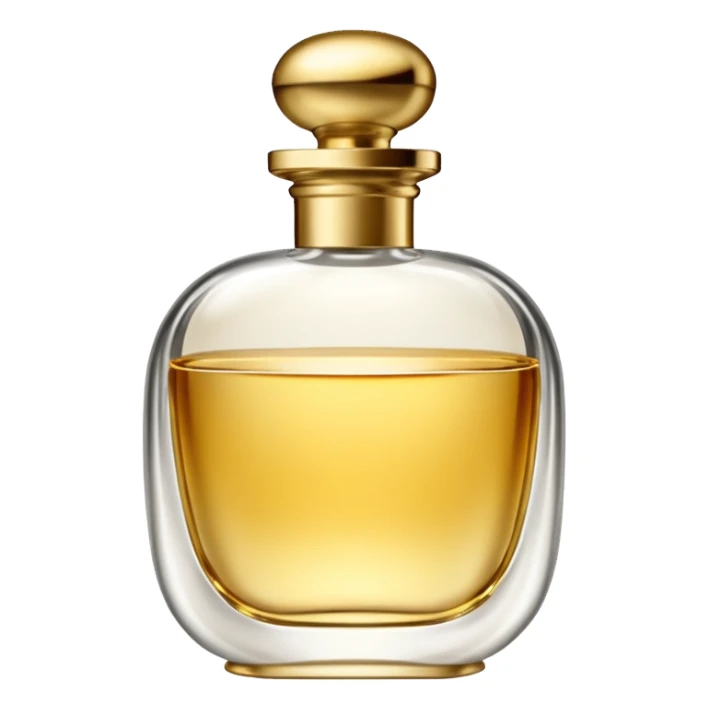 Her perfume bottle sticker