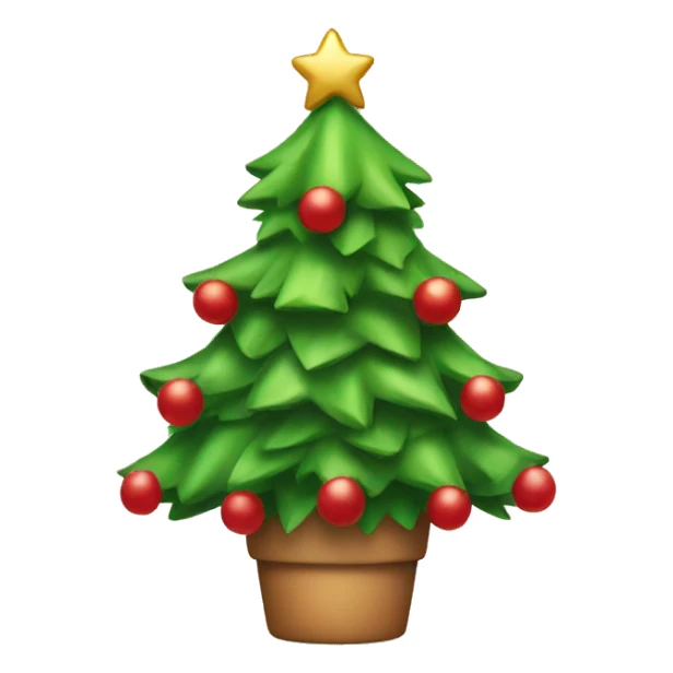 A Cute christmas Tree with bows sticker