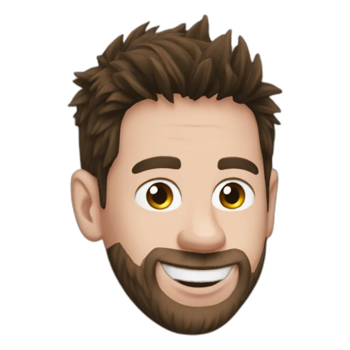 Messi with gars sticker