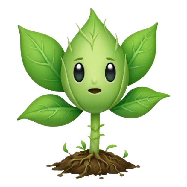 росток увядает
 sticker