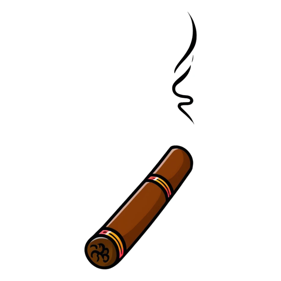 a cigar sticker