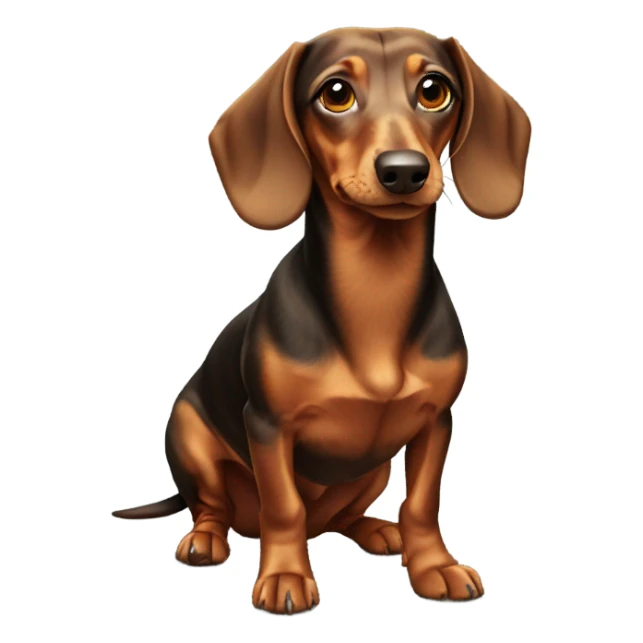 Dachshund dog sticker
