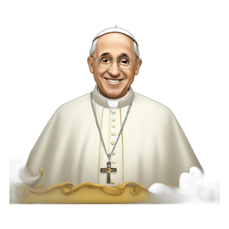 Papa francisco sticker