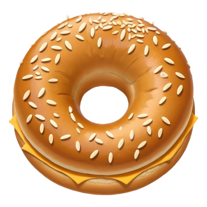 Bagel sticker