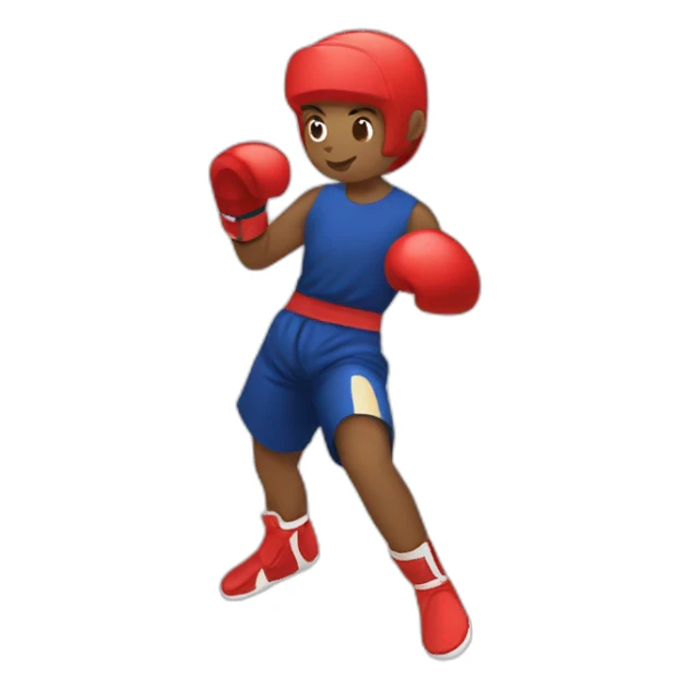 kickboxing high kick sticker