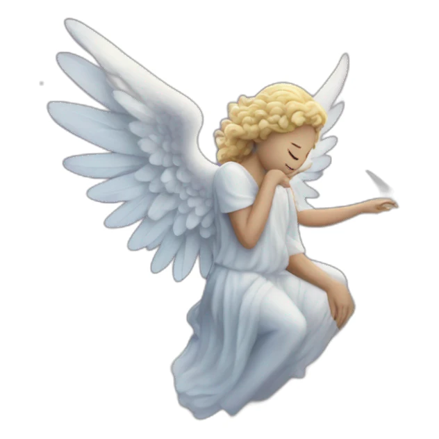 Angel moon coldplay sticker