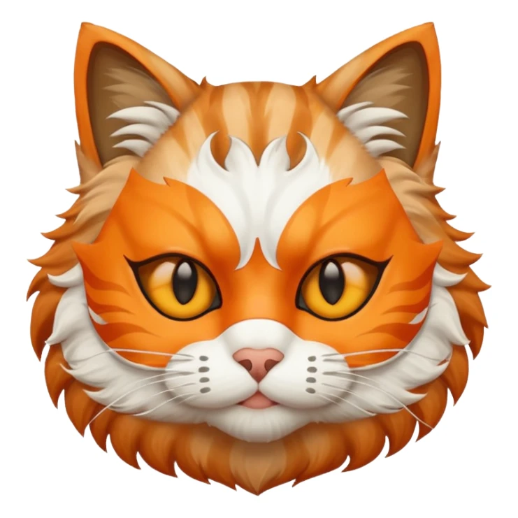 cat with mask  sticker