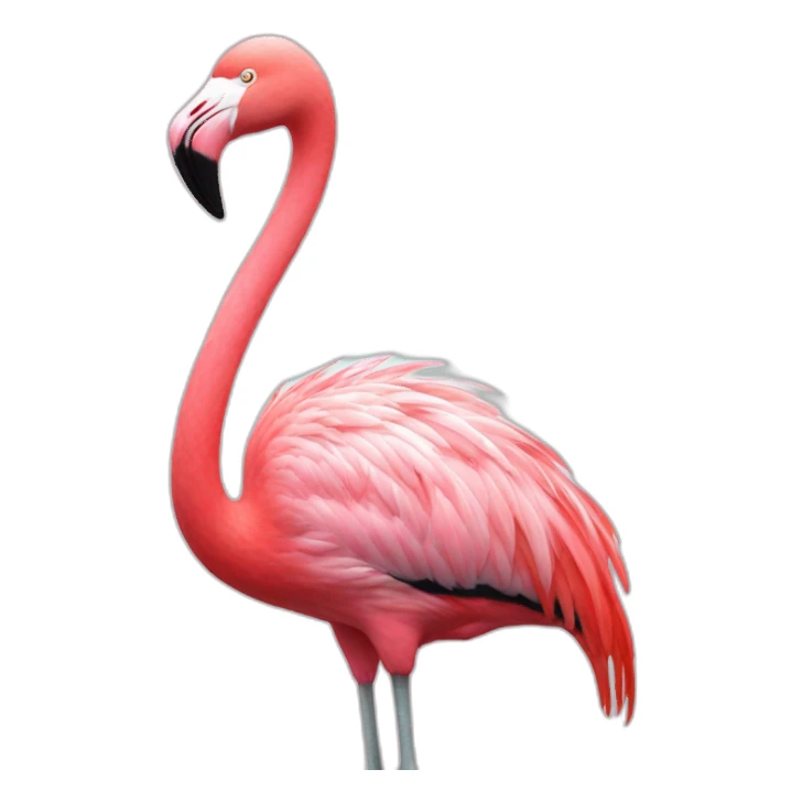 happy flamingo sticker