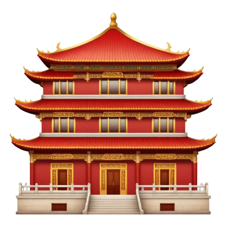 chinese building sticker