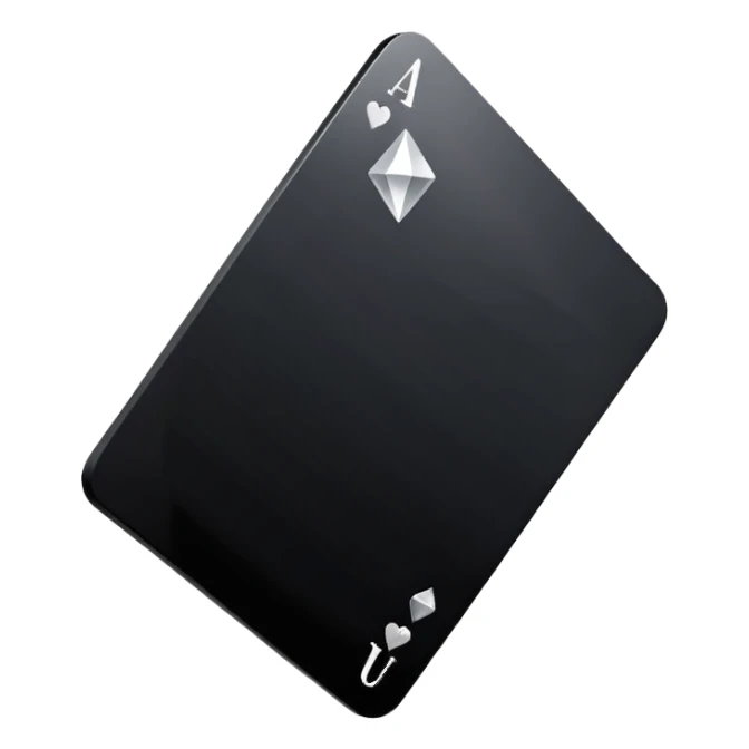 3d diamond shape matte black. diamond shape like on a playing card sticker