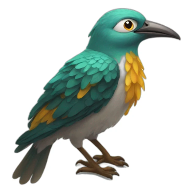 magic bird sticker