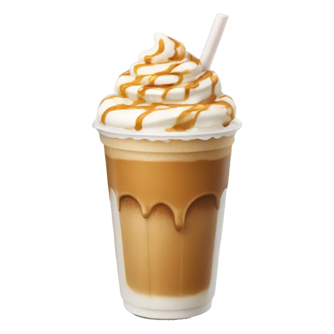 Caramel frappe sticker