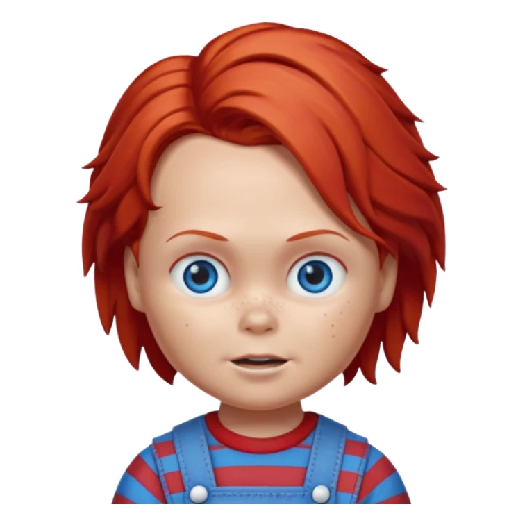 Un emojin de chuky sticker