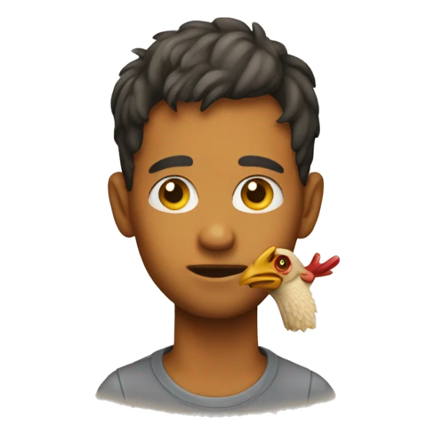 Chicken eater sticker