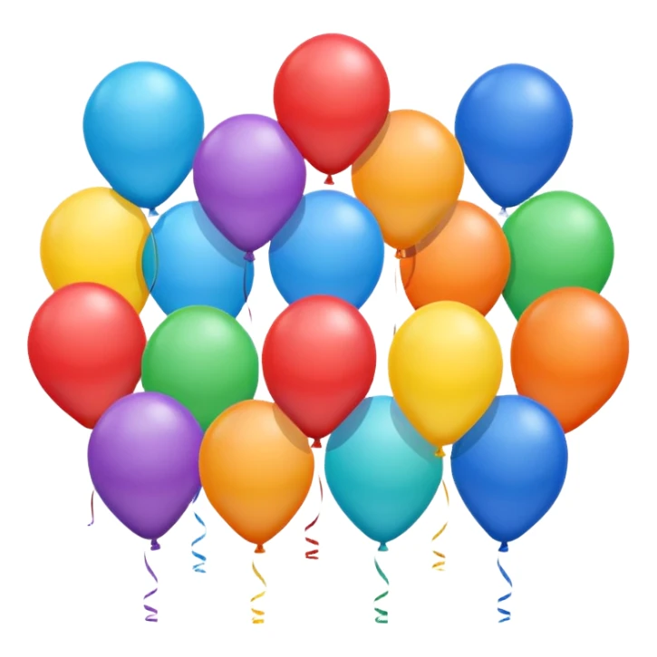 16 birthday balloons  sticker