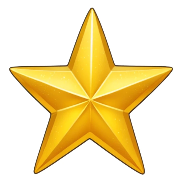 Gold star sticker  sticker