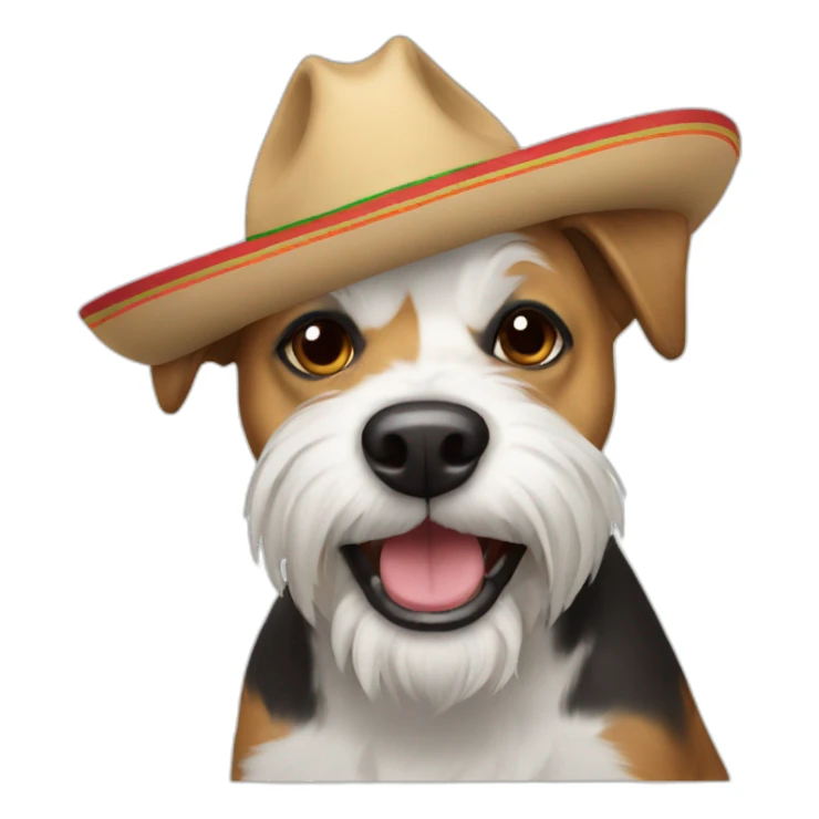 mexican jack rusell terrier sticker