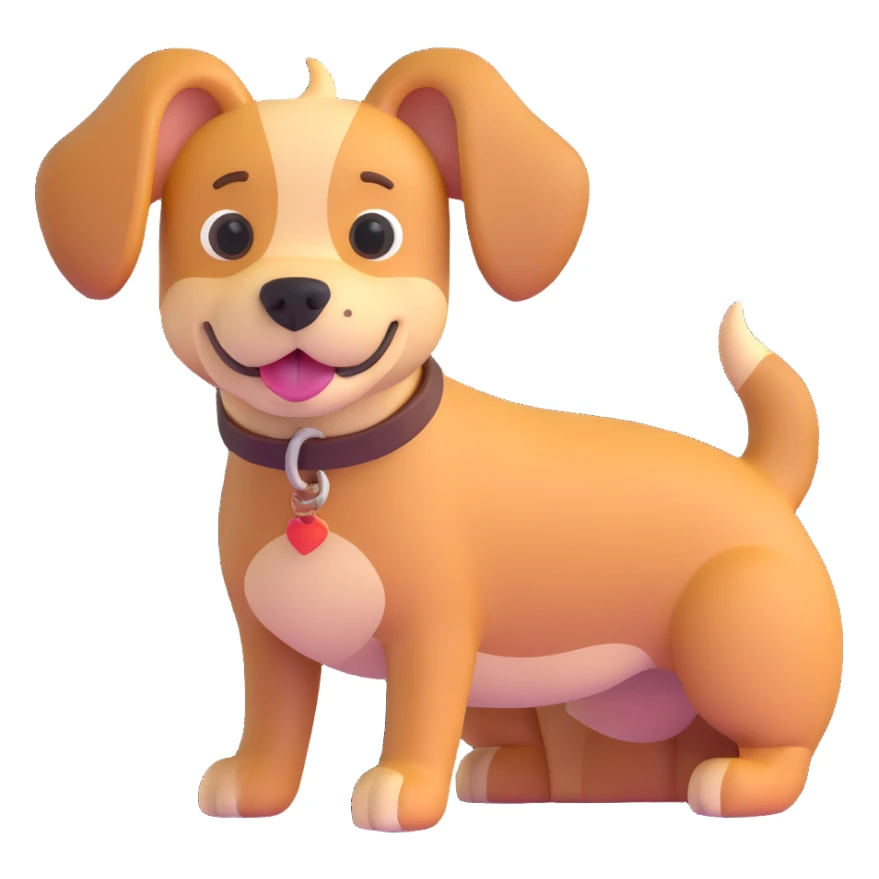 nice friendly dog sticker