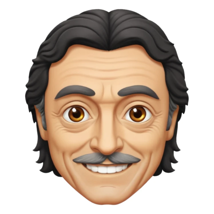 Ian McShane with grey eyes sticker