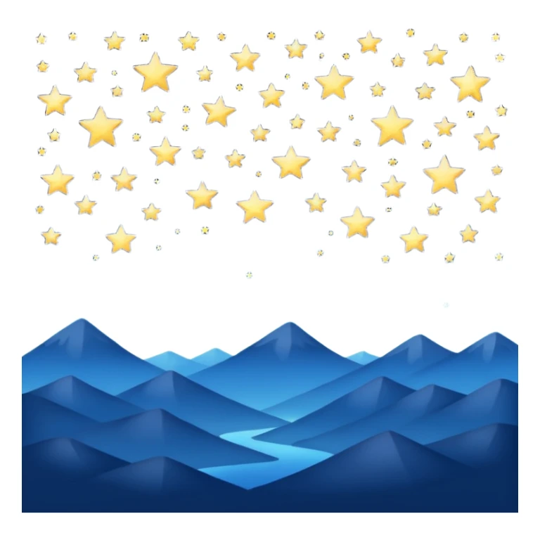 Sky stars sticker
