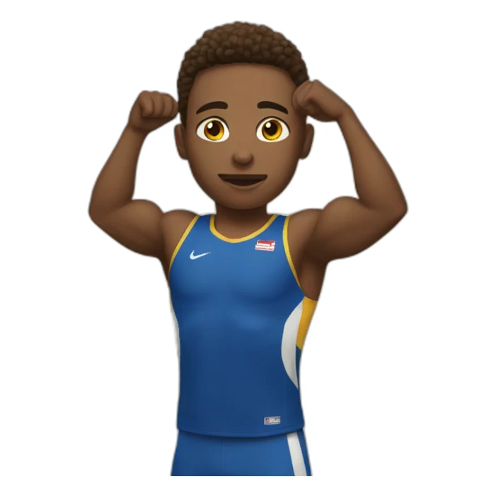 athlete sweats sticker