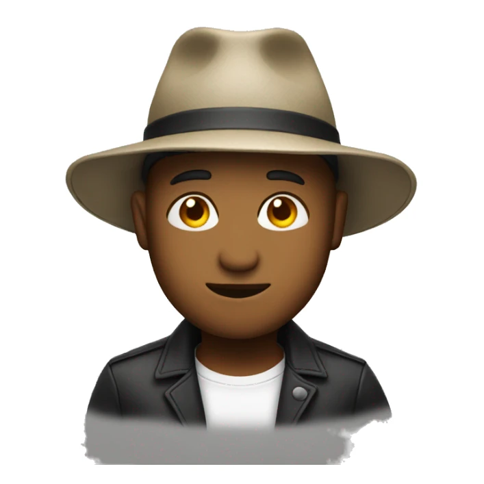 Me with hat on  sticker