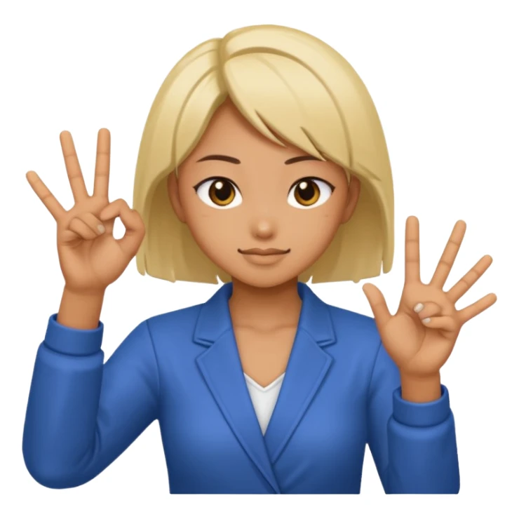 Emoji where sukuna is doing his domain handsign sticker