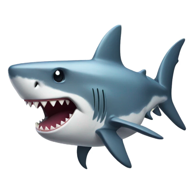 Cool shark sticker