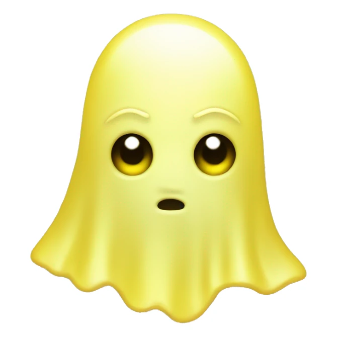 Ghost yellow sticker