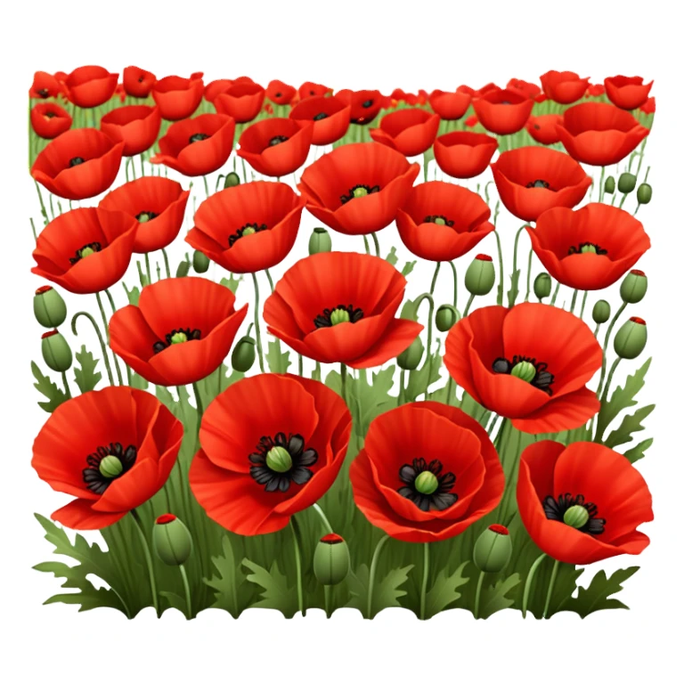 Poppies sticker