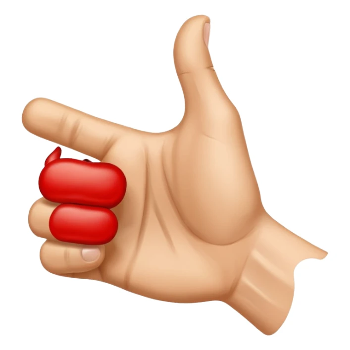 thumbs up hand sticker